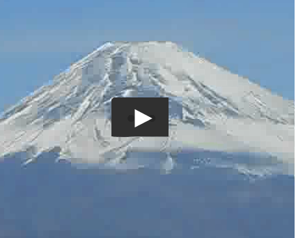 茶臼山展望台から望む富士山